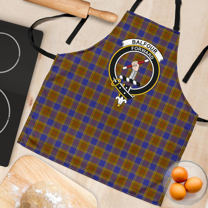 Scottish Balfour Modern Clan Crest Tartan Apron Tartan Plaid 4