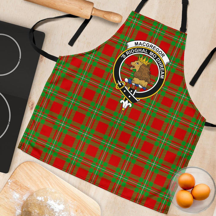 Scottish MacGregor Modern Clan Crest Tartan Apron Tartan Plaid 4