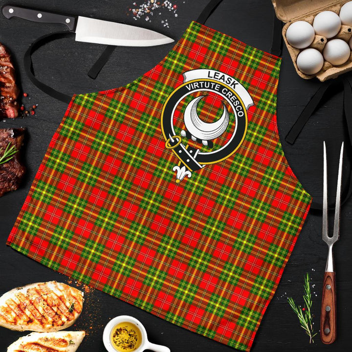 Scottish Leask Clan Crest Tartan Apron Tartan Plaid 9