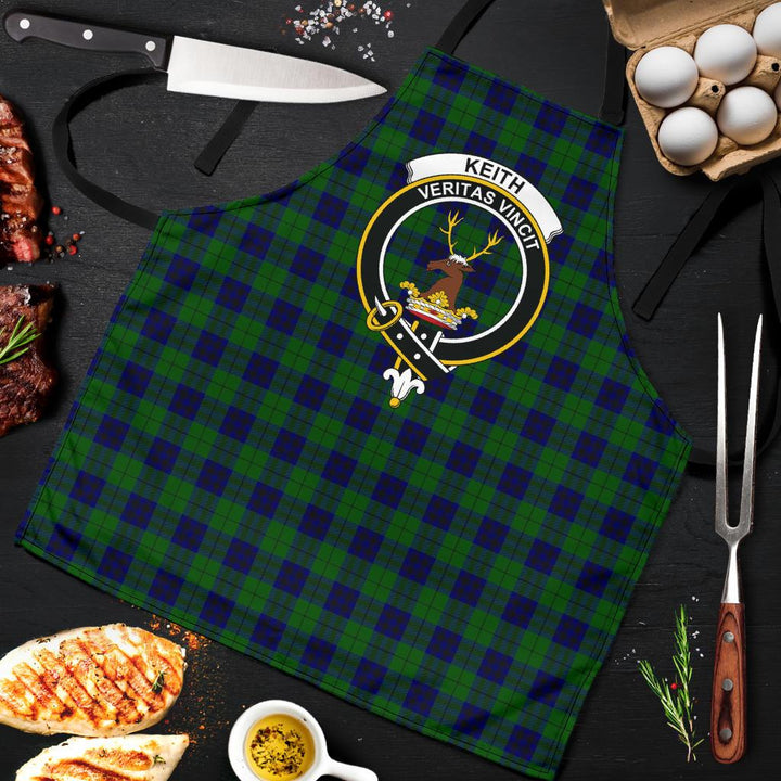 Scottish Keith Modern Clan Crest Tartan Apron Tartan Plaid 9