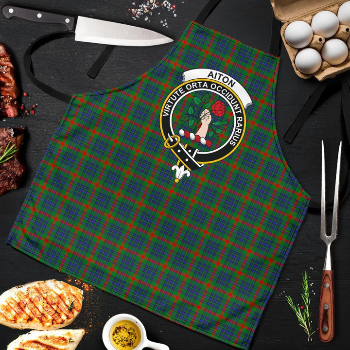 Scottish Aiton Clan Crest Tartan Apron Tartan Plaid 9