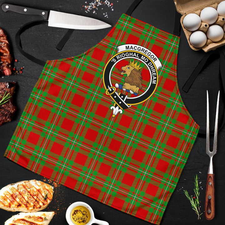 Scottish MacGregor Modern Clan Crest Tartan Apron Tartan Plaid 9