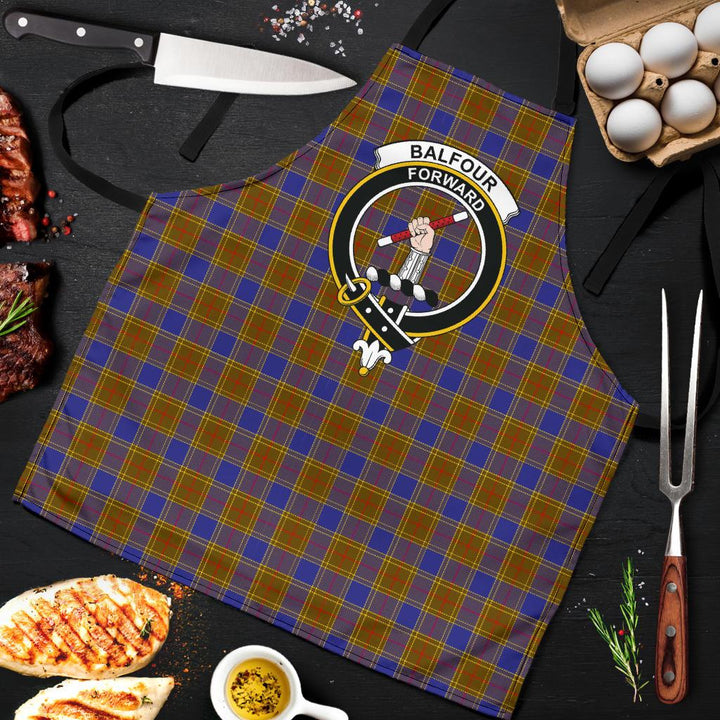 Scottish Balfour Modern Clan Crest Tartan Apron Tartan Plaid 9