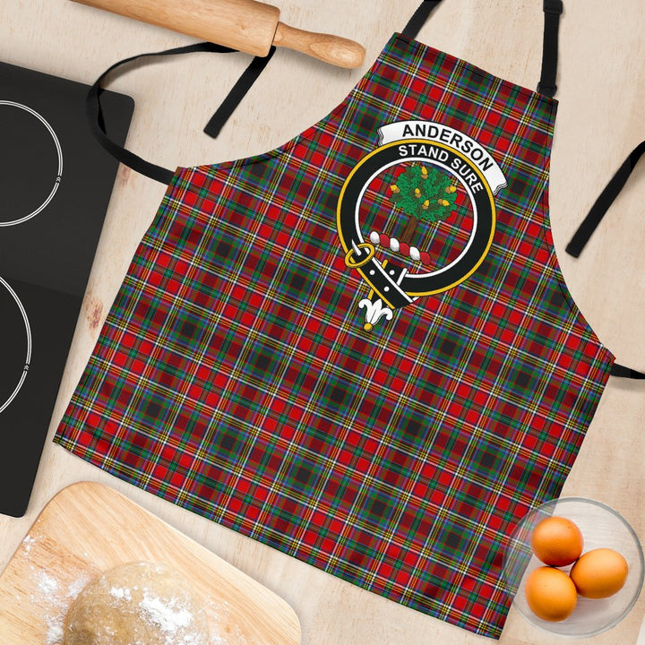 Scottish Anderson of Arbrake Clan Crest Tartan Apron Tartan Plaid 4