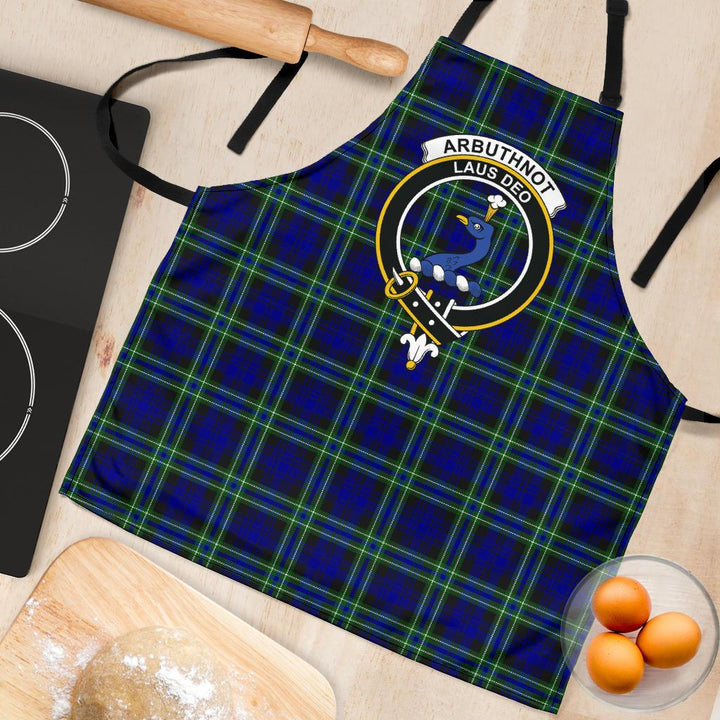 Scottish Arbuthnot Modern Clan Crest Tartan Apron Tartan Plaid 4