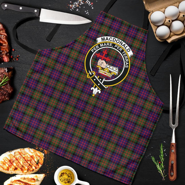 Scottish MacDonald Modern Clan Crest Tartan Apron Tartan Plaid 9