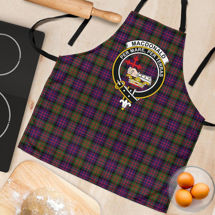 Scottish MacDonald Modern Clan Crest Tartan Apron Tartan Plaid 4