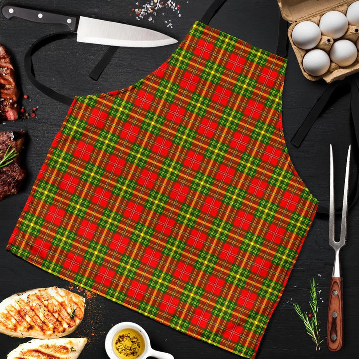 Scottish Leask Clan Tartan Apron Tartan Plaid 9