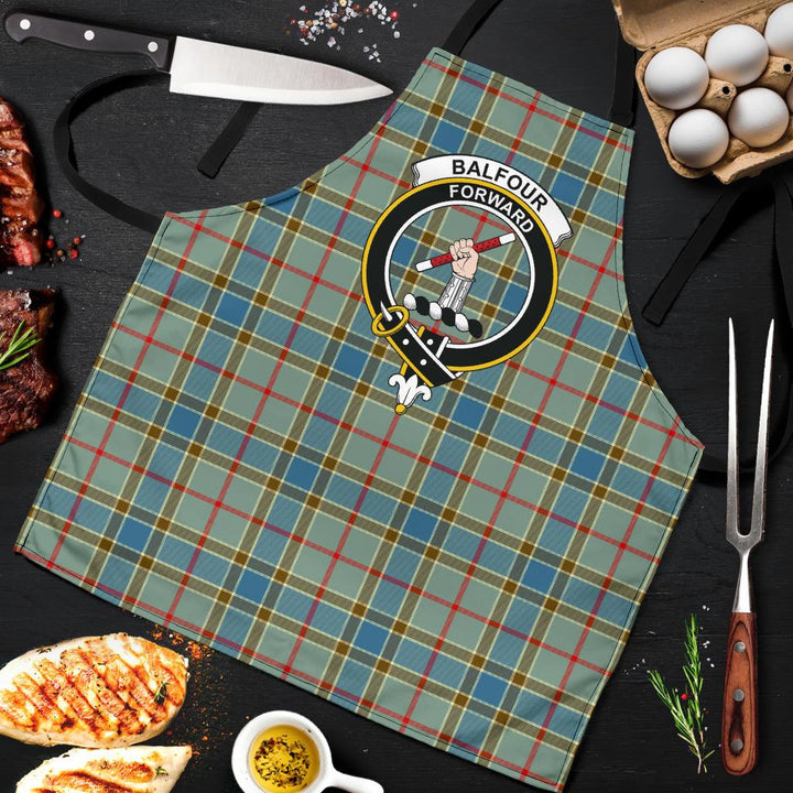 Scottish Balfour Blue Clan Crest Tartan Apron Tartan Plaid 9