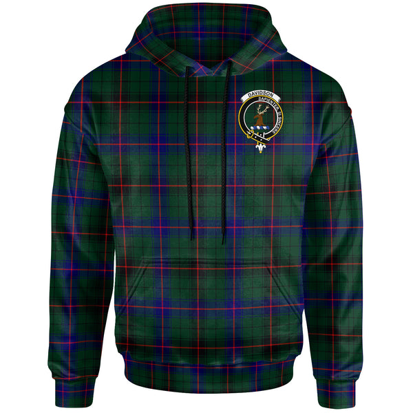 Scottish Davidson Clan Crest Tartan Hoodie