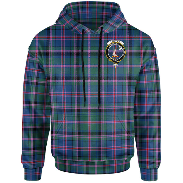 Scottish Cooper Clan Crest Tartan Hoodie