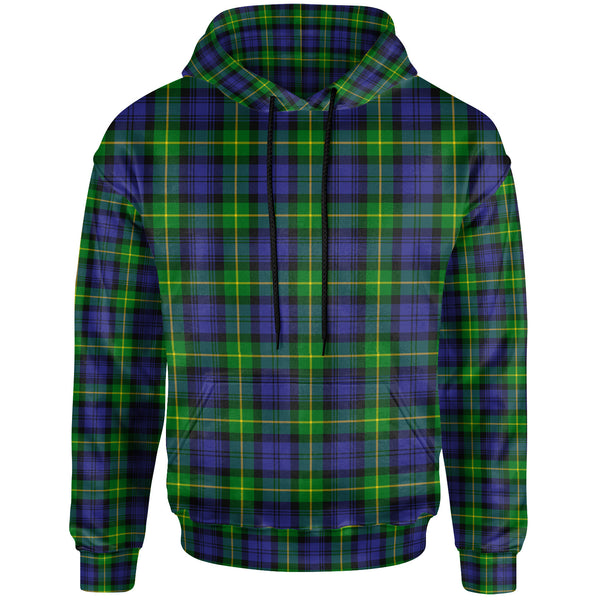 Scottish Gordon Modern Clan Tartan Hoodie Front Side Tartan Plaid