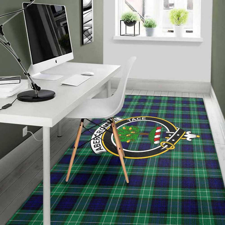 Scottish Abercrombie Clan Crest Tartan Area Rug Tartan Plaid 4