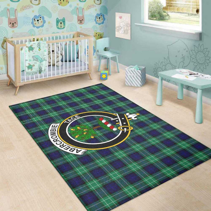 Scottish Abercrombie Clan Crest Tartan Area Rug Tartan Plaid 5