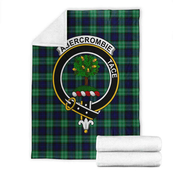Scottish Abercrombie Clan Crest Tartan Blanket Tartan Plaid 1