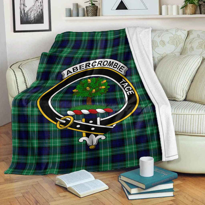 Scottish Abercrombie Clan Crest Tartan Blanket Tartan Plaid 2