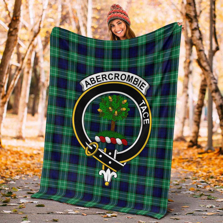 Scottish Abercrombie Clan Crest Tartan Blanket Tartan Plaid 4
