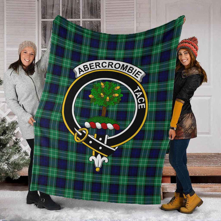 Scottish Abercrombie Clan Crest Tartan Blanket Tartan Plaid 5