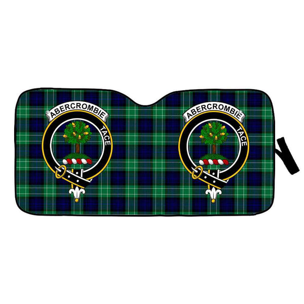 Scottish Abercrombie Clan Crest Tartan Car Windshield Sun Shade Tartan Plaid 1