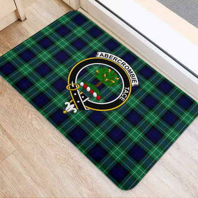 Scottish Abercrombie Clan Crest Tartan Door Mat Tartan Plaid 2