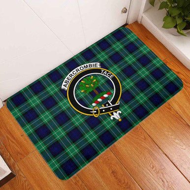 Scottish Abercrombie Clan Crest Tartan Door Mat Tartan Plaid 3