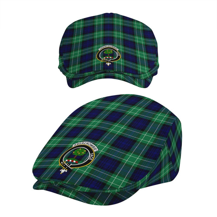Scottish Abercrombie Clan Crest Tartan Flat Cap Tartan Plaid 5