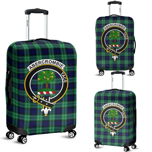 Scottish Abercrombie Clan Crest Tartan Luggage Cover Tartan Plaid 1