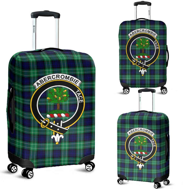 Scottish Abercrombie Clan Crest Tartan Luggage Cover Tartan Plaid 1