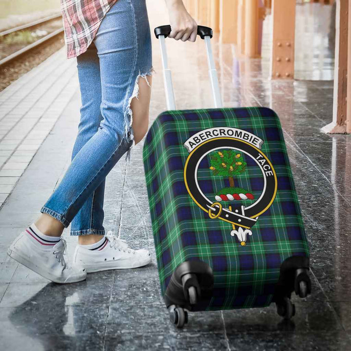 Scottish Abercrombie Clan Crest Tartan Luggage Cover Tartan Plaid 3
