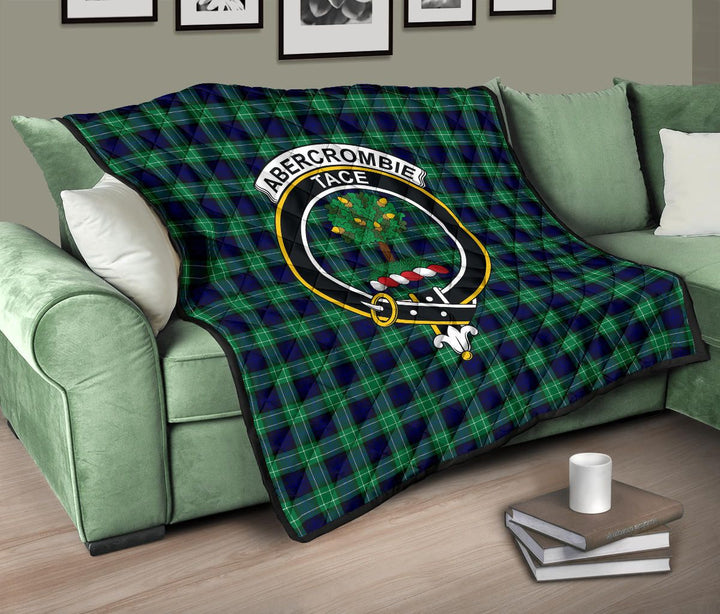 Scottish Abercrombie Clan Crest Tartan Quilt Tartan Plaid 10