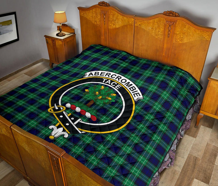 Scottish Abercrombie Clan Crest Tartan Quilt Tartan Plaid 12