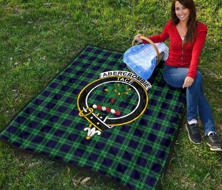 Scottish Abercrombie Clan Crest Tartan Quilt Tartan Plaid 4