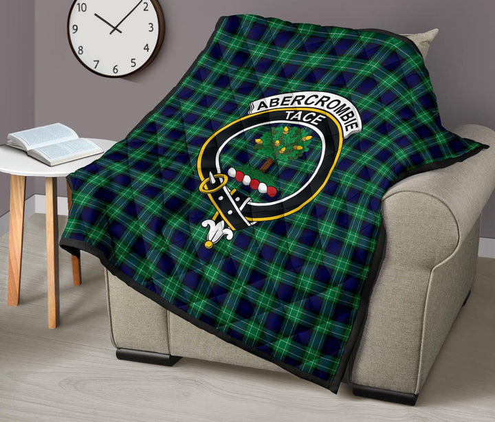 Scottish Abercrombie Clan Crest Tartan Quilt Tartan Plaid 9