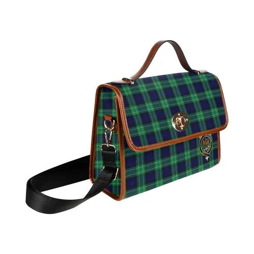 Scottish Abercrombie Clan Crest Tartan Waterproof Canvas Bag Tartan Plaid 3