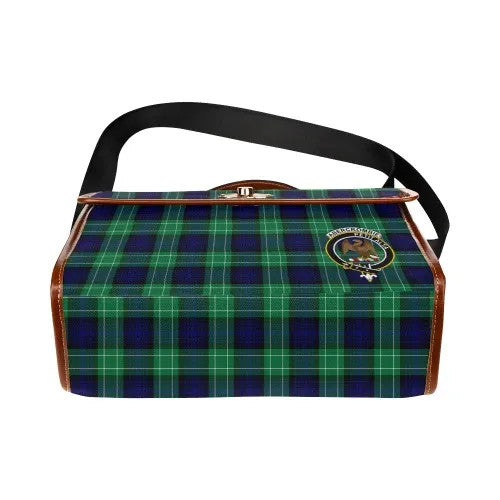 Scottish Abercrombie Clan Crest Tartan Waterproof Canvas Bag Tartan Plaid 5