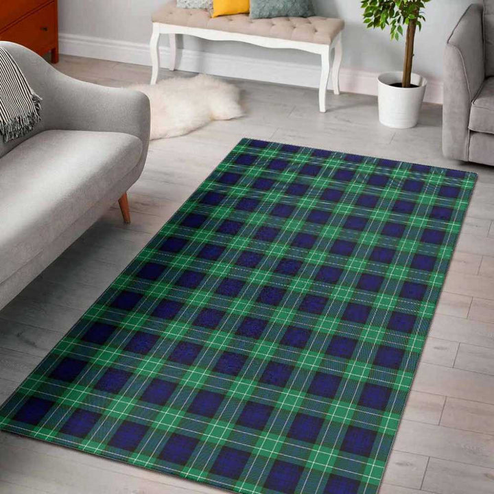 Scottish Abercrombie Clan Tartan Area Rug Tartan Plaid 1