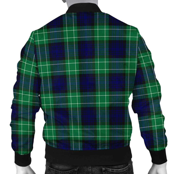 Scottish Abercrombie Clan Tartan Bomber Jacket Tartan Plaid 3