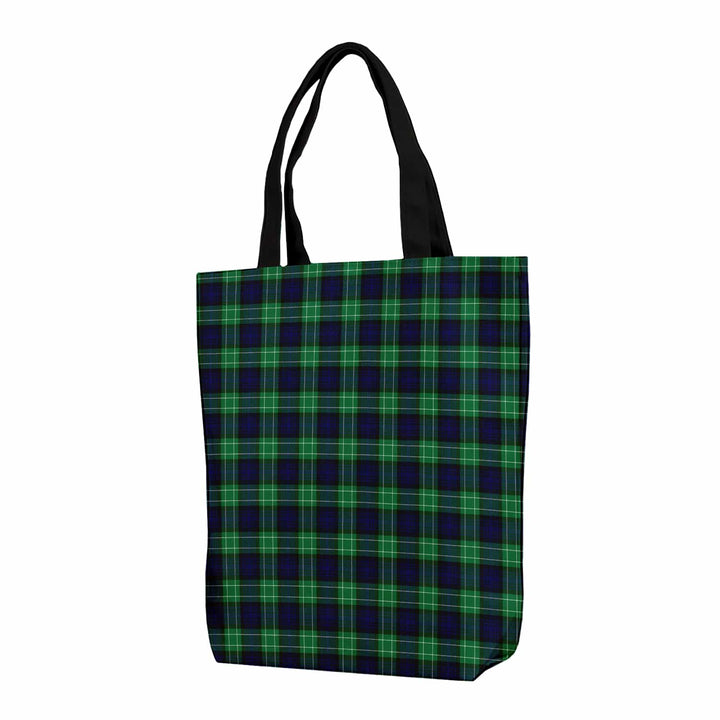 Scottish Abercrombie Clan Tartan Canvas Bag With Shoulder Strap Tartan Plaid 1