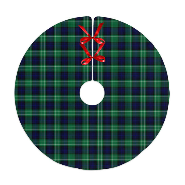 Scottish Abercrombie Clan Tartan Christmas Tree Skirt No Tassels 1 Tartan Plaid