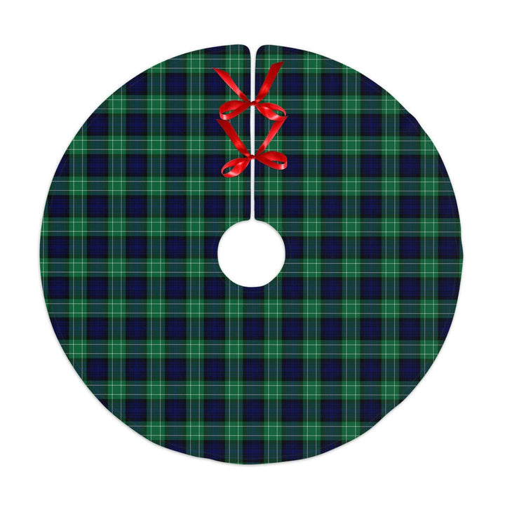 Scottish Abercrombie Clan Tartan Christmas Tree Skirt No Tassels 1 Tartan Plaid