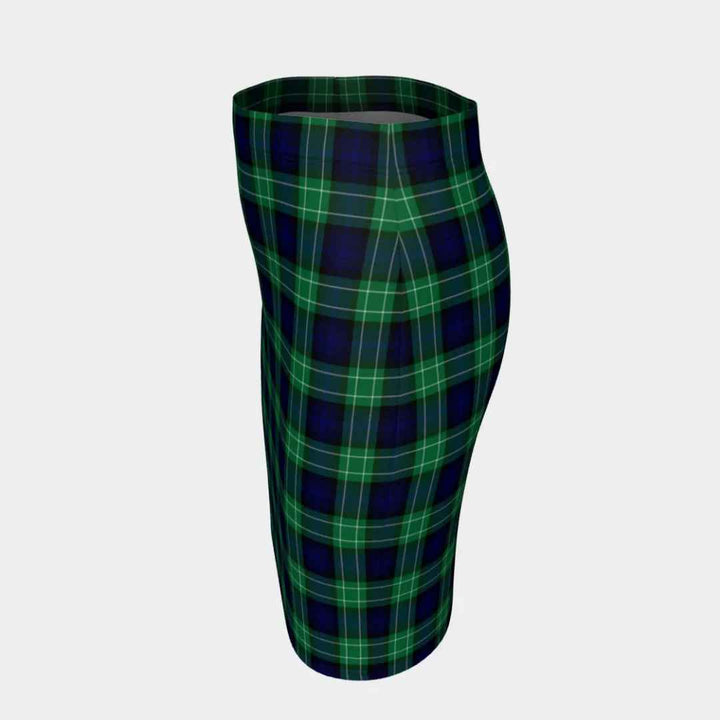Scottish Abercrombie Clan Tartan Fitted Skirt Tartan Plaid 2