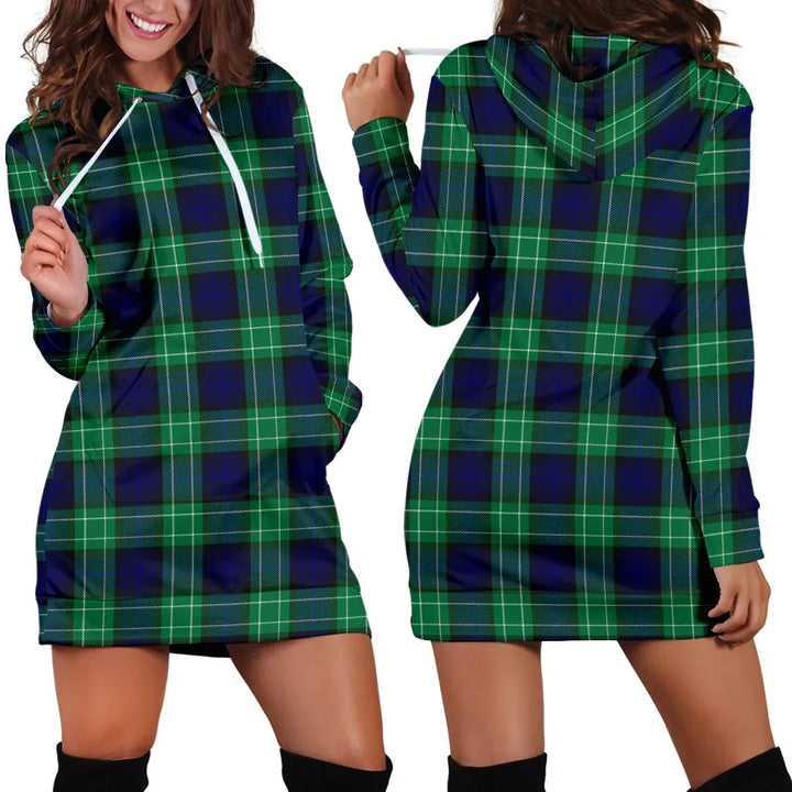 Scottish Abercrombie Clan Tartan Hoodie Dress