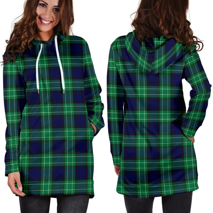 Scottish Abercrombie Clan Tartan Hoodie Dress
