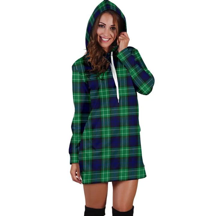 Scottish Abercrombie Clan Tartan Hoodie Dress