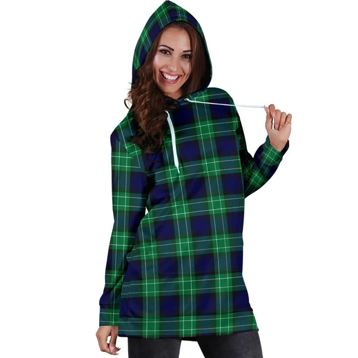 Scottish Abercrombie Clan Tartan Hoodie Dress