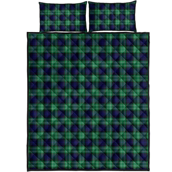 Scottish Abercrombie Clan Tartan Quilt Bed Set Tartan Plaid 1