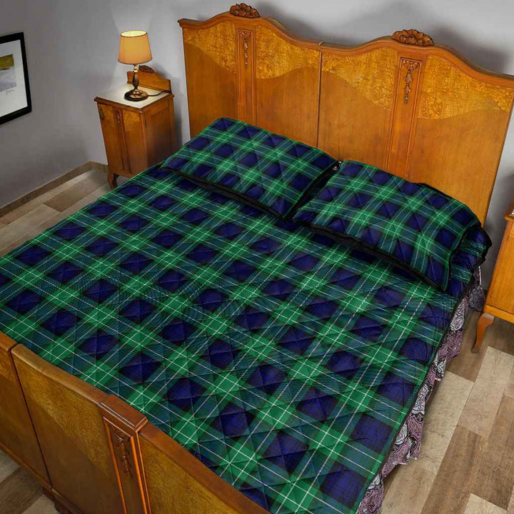 Scottish Abercrombie Clan Tartan Quilt Bed Set Tartan Plaid 5