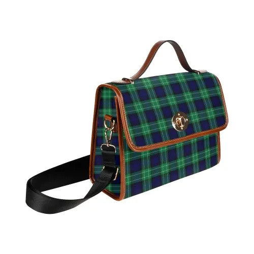 Scottish Abercrombie Clan Tartan Waterproof Canvas Bag Tartan Plaid 3