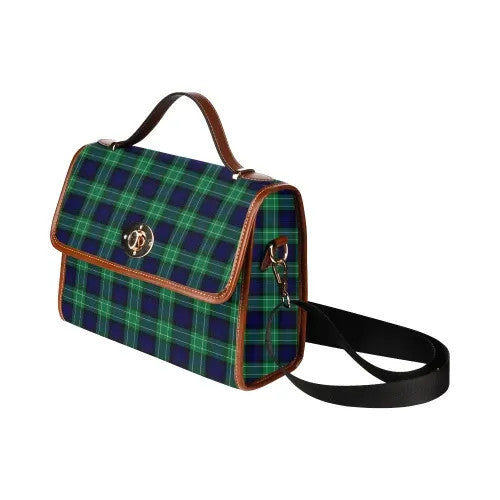 Scottish Abercrombie Clan Tartan Waterproof Canvas Bag Tartan Plaid 4