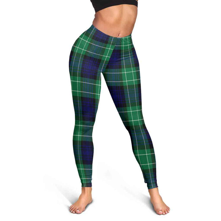 Scottish Abercrombie Clan Tartan Women Leggings Tartan Plaid 3